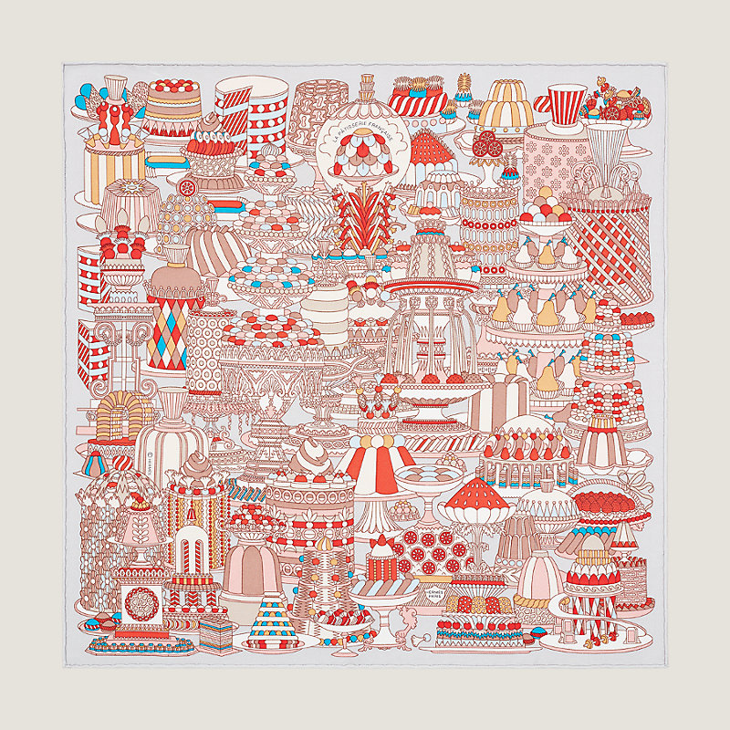 Hermes la patisserie francaise scarf sale 90